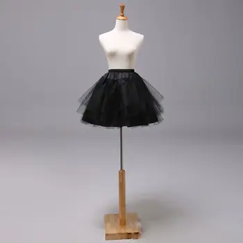 Одежда для косплея горничной, нижняя юбка в стиле Лолиты, короткие юбки без обручей, балетные юбки для девочек, нижние юбки