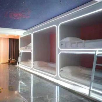 Пространство для киберспортивного гостиничного номера, Капсульная кровать, кабина для сна, регулируемая по высоте кровать, школьные апартаменты, отель типа 